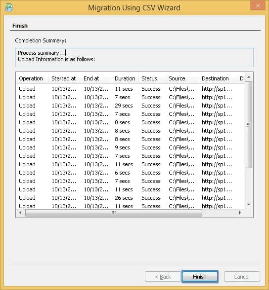 the tool will provide a complete migration